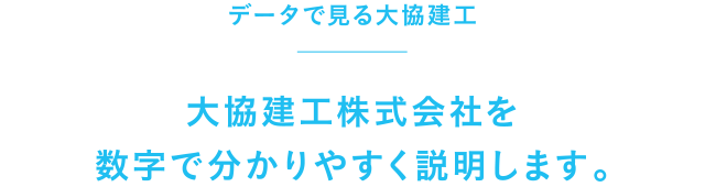 大協建工株式会社を数字で分かりやすく説明します。